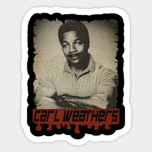 Carl-Weathers Vintage Sticker